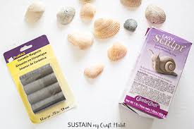 How to make shells out of clay. How To Make A Magnet With Seashells Sustain My Craft Habit