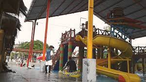 A water park or waterpark is an amusement park that features water play areas, such as water slides, splash pads, spraygrounds (water playgrounds), lazy rivers, wave pools, or other recreational bathing, swimming. Water Park Subasuka Kupang 4 Maret 2018 Youtube