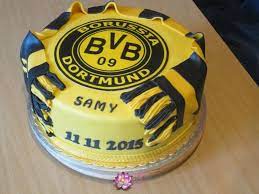 borussia dortmund football team cake cake soccer cake cake decorating