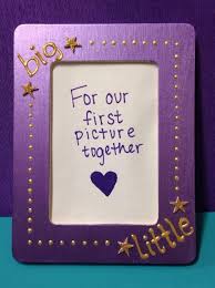 Dphie Big Little Picture Frame Diy Sorority Little Big Little Reveal Big Little Basket