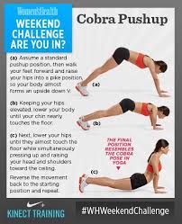 Whweekendchallenge Cobra Pushup What Happens If You Cross A Yoga Pose With A Strength Training Exercise Yo Workout Strength Training Workouts Paleo Workout