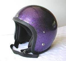 Vintage Motorcycle Helmet Purple Metal Flake Sparkle Etsy Purple Motorcycle Motorcycle Helmets Motorcycle Helmets Vintage