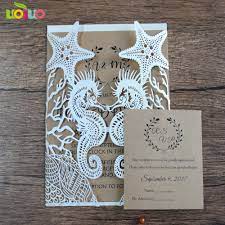 Find & download the most popular laser cut vectors on freepik free for commercial use high quality images made for creative projects. Customizable Wedding Invitation Card Seahorse Laser Cut Card Only No Inner Paper No Envelop Wedding Invitation Card Envelope Paper Card Weddingpaper Card Aliexpress