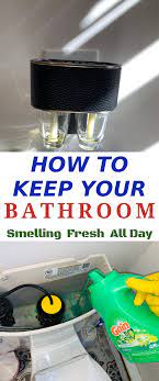 Add your favorite essential oil for a boost of scent. Epic Ways To Make Your Bathroom Smell Amazing All Day Long Bathroom Smells Cleaning Hacks Cleaning