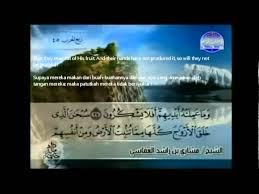 These sentences come from external sources and may not be accurate. Surah Yasin By Mishary Rashid Al Afasy With Arabic Text English Malay Translation Part 1 Full Youtube