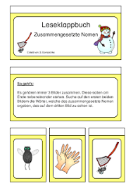Zusammengesetzte nomen das frühstück die wohnung regen sonne. Klappbuch Zusammengesetzte Nomen Link Und Materialsammlung Fur Lehrer Auf Lehrerlinks Net