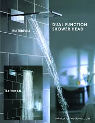 Waterfall And Rain Shower Head Want Showerheadmaster Shower Heads Waterfall Shower Master Bath Shower