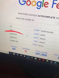 You have to guess the top 10 most common queries based on a partial search phrase. We Where Playing Google Feud Facepalm