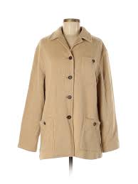 details about luciano barbera women brown wool coat 42 italian