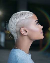 Women's undercut styles are the perfect trend for any season! Short Shaved Sides Haircut Black Female Novocom Top