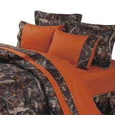 5 out of 5 stars. Blaze Orange Camouflage Sheets Oak Comforter Sets