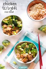 Chicken Teriyaki Rice Bowl Recipe Easy Chicken Recipes Teriyaki Chicken Chicken Recipes Easy Quick