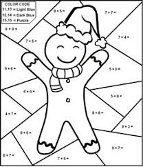 Add And Color By Number Based On Color Codes Single Digit Math Worksheet Sample 6 Christmas Math Worksheets Math Coloring Worksheets Kids Math Worksheets