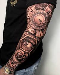 The time taken in getting a sleeve tattoo depends on a few things. Mens Full Sleeve Tattoo Ideas