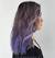Short Lavender Ombre Hair