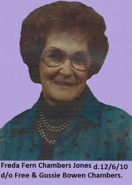 Freda F Jones (1934-2010)