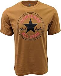 Converse Camiseta All Star Chuck Taylor con logotipo de parche para hombre,  Marrón, XX-Large: Amazon.es: Ropa