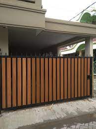 Berkombinasi dengan grc serat kayurp600.000: Contoh Pagar Rumah Minimalis Murah Dari Besi Baja Ringan Kayu Grc
