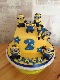 This minion cake request came for a 1st year birthday party. I Pinimg Com Originals Cf 3a 9a Cf3a9a57ad4c483