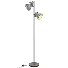 Industrial Stehlampe Barnstaple Von Eglo Schwarz Stehlampe