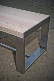 Ash Top Bench With Metal Legs In 2020 Holzpaletten Mobel Vintage Industrial Mobel Metalltische