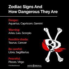 Zodiac Signs And How Dangerous They Are Zodiac Signs Zodiac Signs Gemini Zodiac Sign Traits