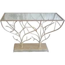 Glam Branch Console Table 43 In Liked On Polyvore Featuring Home Furniture Tables Accent Tables Tre Console Table Furniture Dining Table Branch Furniture