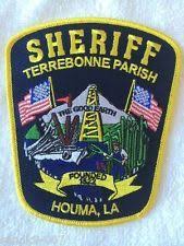 Terrebonne Parish Sheriff State Louisiana Shoulder Patch Houma La Polizeiabzeichen Abzeichen Polizei