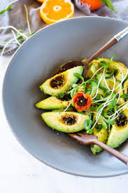 Simple Avocado Salad With Ponzu Dressing Feasting At Home