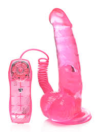 7.5 Inch Suction Cup Vibrating Dildo - Pink: Sex Toy Distributing
