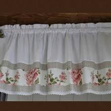Floral kitchen curtains french country home decor shabby chic kitchen curtains 2 curtain panels red kitchen curtains vintage vase with flowers english roses. Pin By Laura Hering On Croche E Artesanato Curtains Curtain Decor Kitchen Curtains