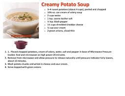 Creamy Potato Soup Tupperware Pressure Cooker Tupperware Pressure Cooker Recipes Tupperware Recipes