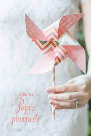 Diy Paper Pinwheels Polka Dot Wedding Pinwheels Paper Diy Pinwheel Paper Pinwheel Tutorial
