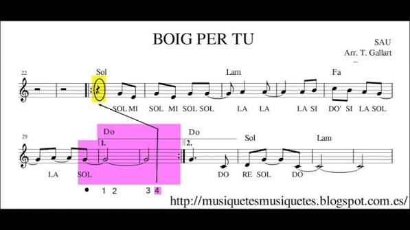 BOIG PER TU. SAU. Partitura i play along per a flauta, violí, oboè...