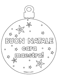 Biglietto Di Natale Per Maestra Da Colorare Natale 25