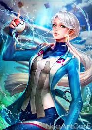 Blanche Leader By Nudtawut Thongmai Pokemon Pokemon Teams Anime