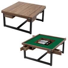 日本の麻雀 japanese style automatic mahjong table magnetic 28mm mini size riichi mahjong tiles 磁気麻雀牌 シャッフルも待機もありません with 2 sets of japanese tiles + one year warranty easy assembly in 30mins. Contemporary Manufacture Automatic Mahjong Table Cup Holders Woodland Resort Com
