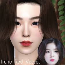 Sims characters : Irene Red Velvet