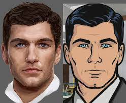 Archer season 7 opens with two homicide detectives at the home of movie star veronica deane. Artstation Sterling Archer Harry Darlington