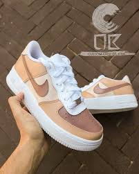 Custom Nike Air Force 1 Toffee Takeover Caramel Custom Af1 Etsy In 2020 Nike Air Shoes Air Force One Shoes Nike Shoes Air Force