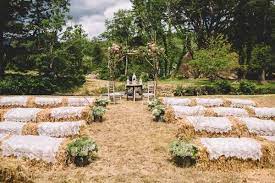Delightful Irish Garden Wedding At Glengarriff Lodge Junebug Weddings Hay Bale Seating Hay Bale Wedding Relaxed Wedding