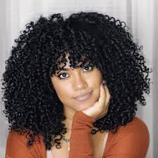 This is the best look for you if you want to keep things simple yet want to be the hottest girl in the group. Short Curly Weave With Bangs Novocom Top
