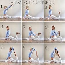 Yoga Practice On Instagram Single Pigeon Make It King Toe Stand Make It In Half Lotus Puppy Dog M Pigeon Pose Yoga Yoga Poses Names Pigeon Pose