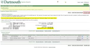 Expense Reporting Reimbursements
