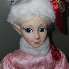 Valentine's Day Fairy Elf Shelf Sitter 26” Posable Mantel Tabletop Decor  Love