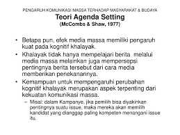 Pengaruh media massa di pedesaan dalam decade terakhir ini berkembang dengan pesat, masuknya media cetak dan media elektronik di pedesaan turut mempengaruhi budaya masyarakat pedesaan. Teori Komunikasi Massa Ppt Download
