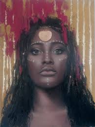 Feminine spirit art piece description