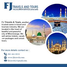 Hajj And Umrah Packages Fj Travels Tours In 2020 Travel Tours Travel And Tourism Tours