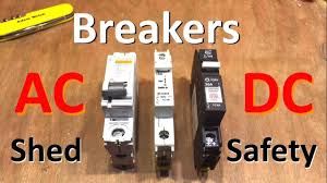 But, the arc can be quenched easily as the electrons, ions & metallic vapors are generated throughout the arc quickly condense over the outsides of the cb contacts. Breakers Ac Dc Ac Dc Solar Safety Part 2 12v Solar Shed Youtube