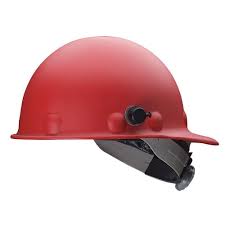 Fibre Metal P2aqsw Roughneck Hard Hat Quick Lok Swingstrap Suspension Red Hard Hat Metal Red